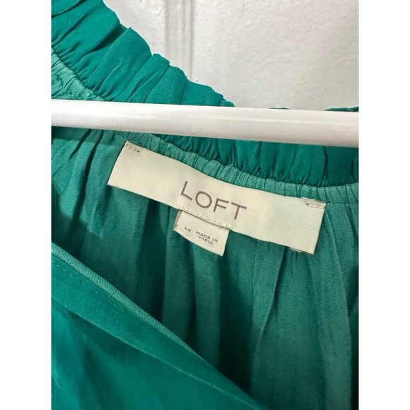 Loft women’s size medium, long sleeve blouse - Picture 7 of 10